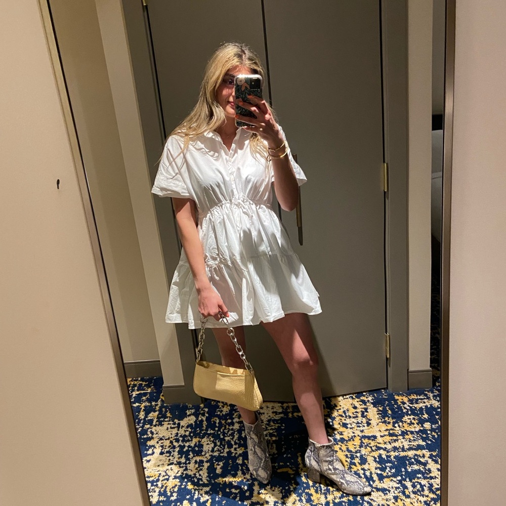 Zara White Mini Dress